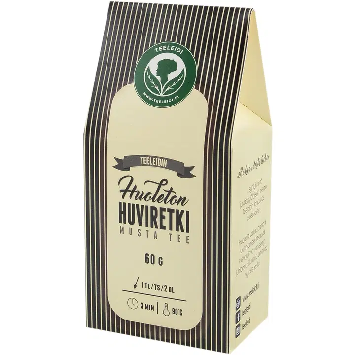 Teeleidi 60g Huoleton Huviretki musta tee