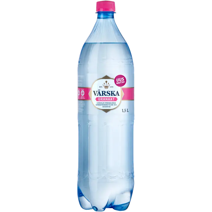 Värska Granaat karboniseeritud vesi granaatõuna maitseline 1,5 L