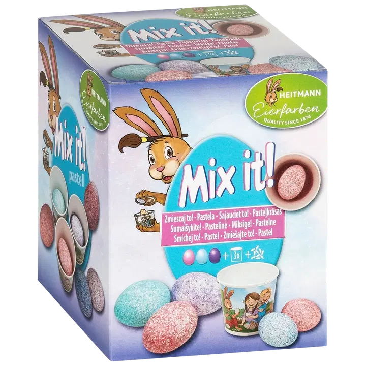 Munavärvid - mix it pastel - värvimiskomplekt