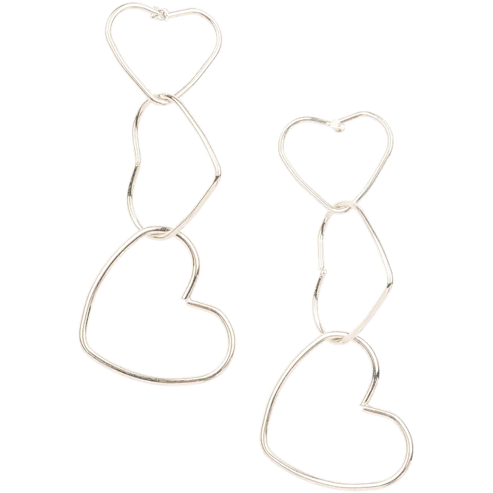 Ibero Korvakoru sydän hopea