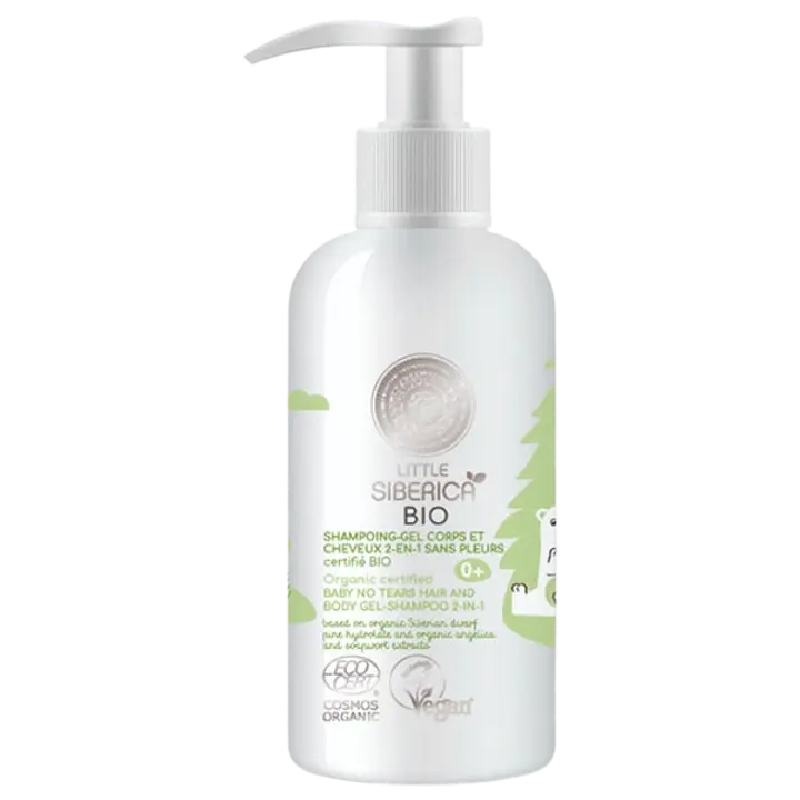 Little Siberica pisaratevaba laste šampoon ja dušigeel, 250 ml