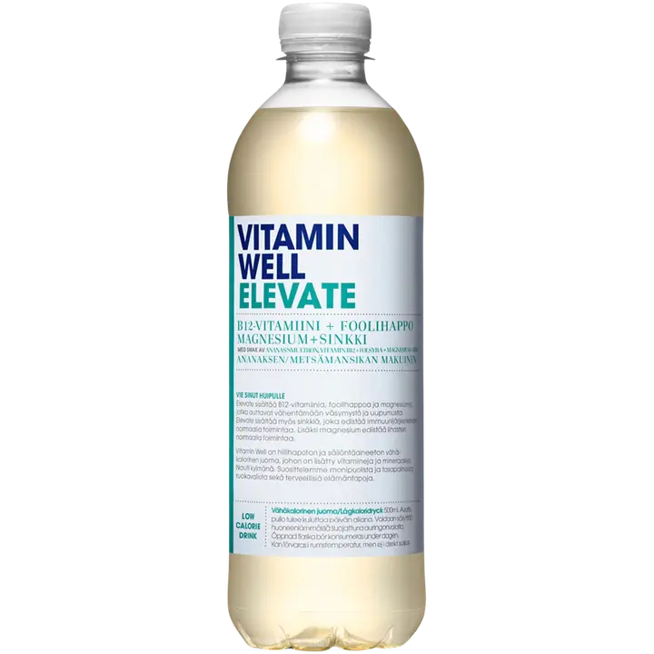 500ml Vitamin Well Elevate hyvinvointijuoma
