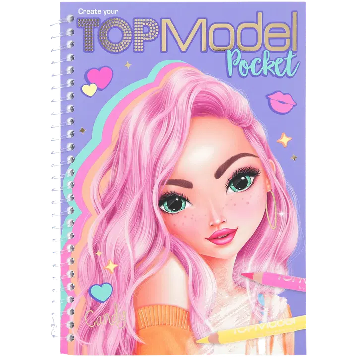 TOPModel Taskuvärityskirja