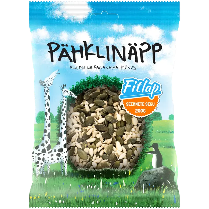 Pähklinäpp seemnete segu 200 g Fitlap