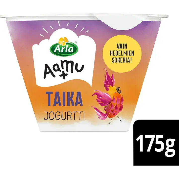 Arla Luonto+ mango, grenadilli ja pitaia maitsega laktoosivaba AB-jogurt, 175 g