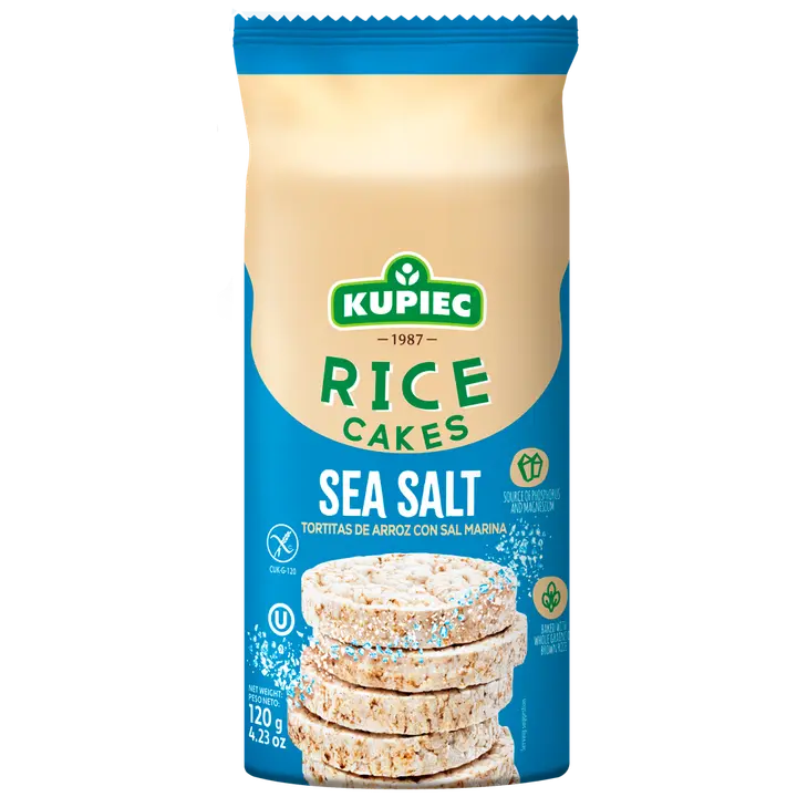 Kupiec riisivahvlid meresoolaga 120 g