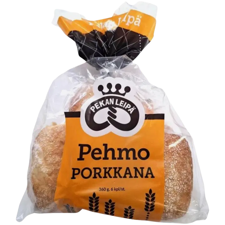 Pekan Leipä Pehmosämpylä porkkana 6kpl 360g