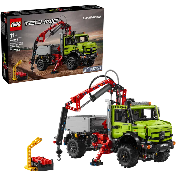 LEGO® Technic 42242 Mercedes-Benz Unimog U 5023 med kran