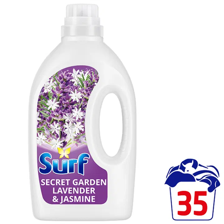 Surf Pyykinpesuneste Secret Garden Lavender & Jasmine 1400 ml