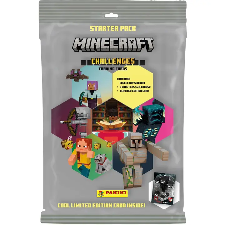 Minecraft-aloituspakkaus kortit