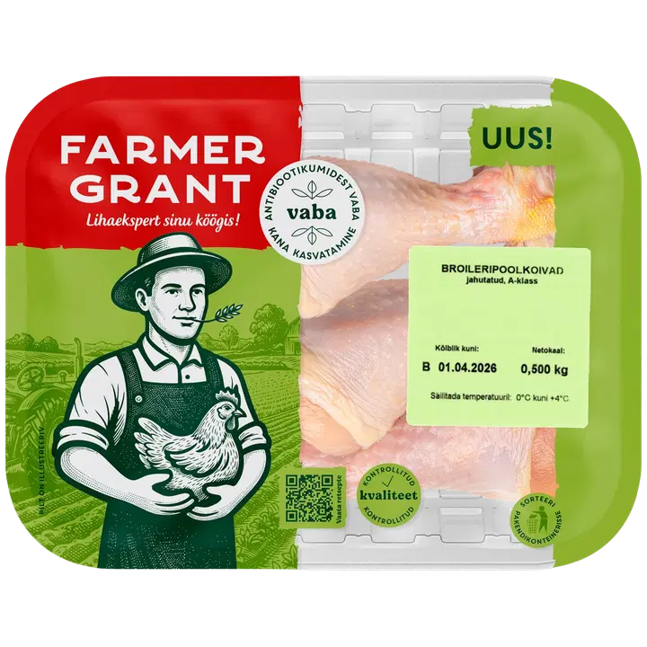 Farmer Grant Broileripoolkoivad 500 g A-klass