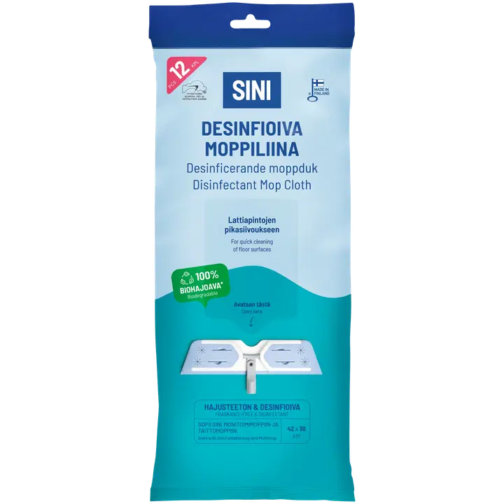 SINI Desinfioiva Moppiliina 12 kpl
