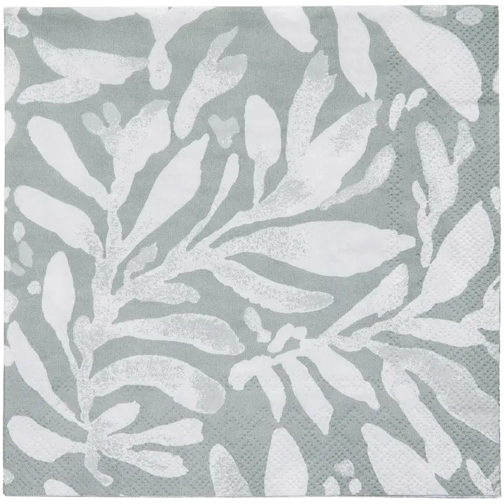 Pentik Hetki servietti lehti vihreä 25x25 cm 20 kpl