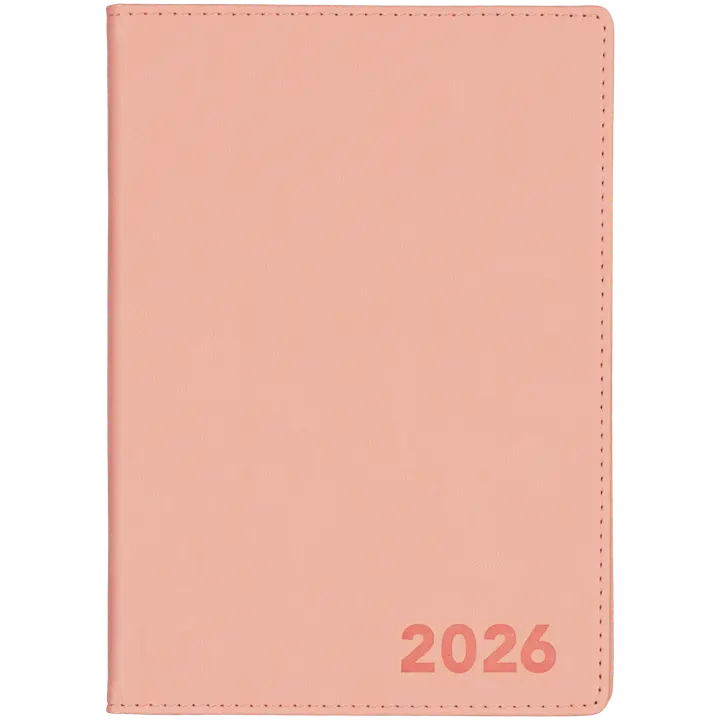 Vuosikalenteri TS Classic A5 2026 persikka