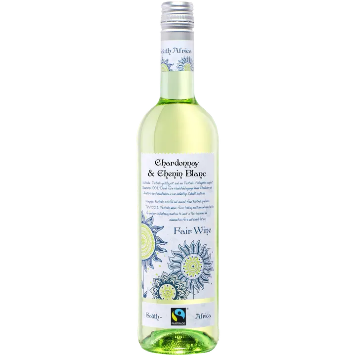 South Africa Charonnay&Chenin Blanc vein 12%vol 750ml Fairtrade