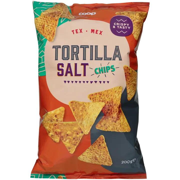 Coop tortilla chips suolattu 200 g