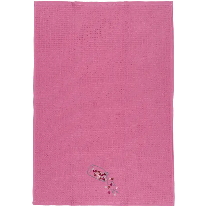 House keittiöpyyhe Love pinkki