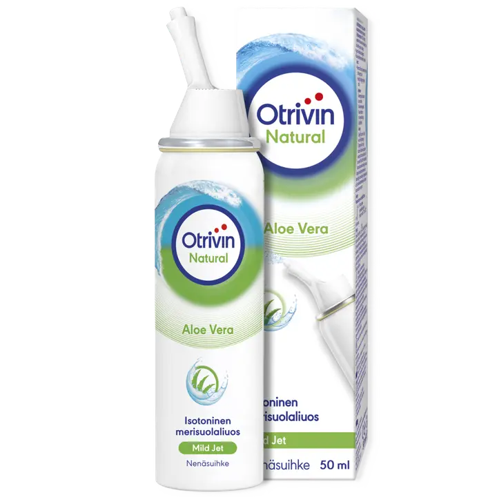Otrivin Natural Aloe Vera nenäsuihke, isotoninen merisuolaliuos, 50 ml