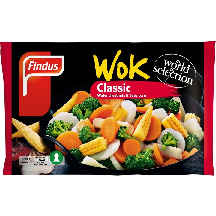 Findus Wok Classic 500g, pakaste