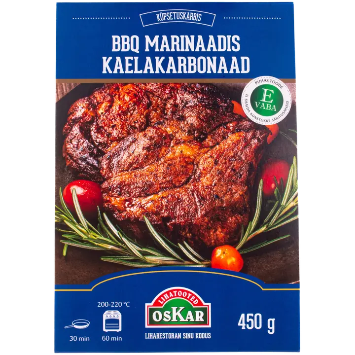 Oskar BBQ marinaadis kaelakarbonaad 450g