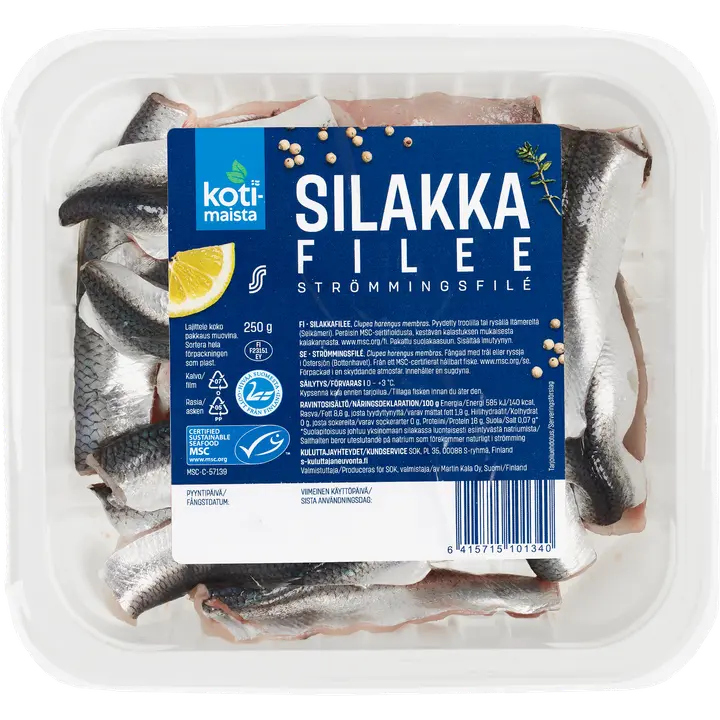 Kotimaista Silakkafilee MSC 250 g