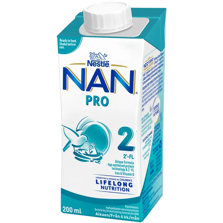 Nestle Nan Pro 2 piimapõhine võõrutussegu 200ml