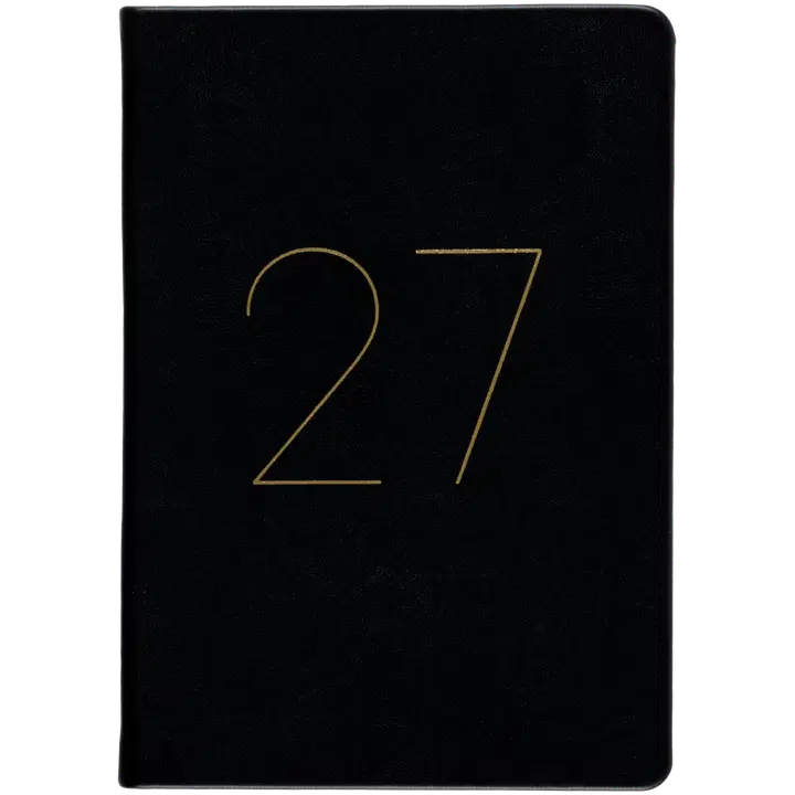 Årskalender 2027 svart