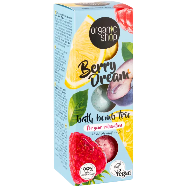 Vannipallide komplekt Organic Shop 3x85g