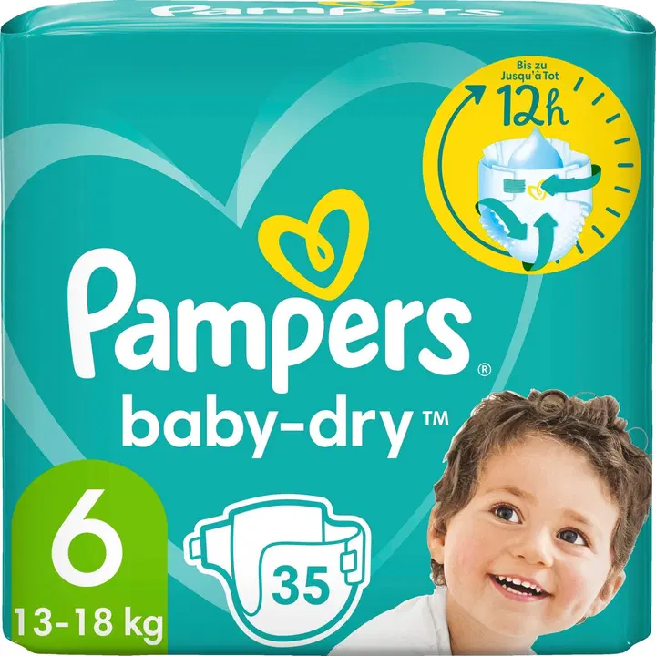 Pampers Baby Dry S6 13-18kg 35kpl vaippa