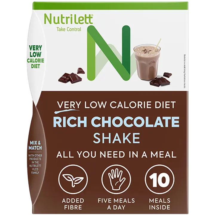Nutrilett VLCD Rich Chocolate Flavoured Shake suklaanmakuinen pirtelö 10x35g