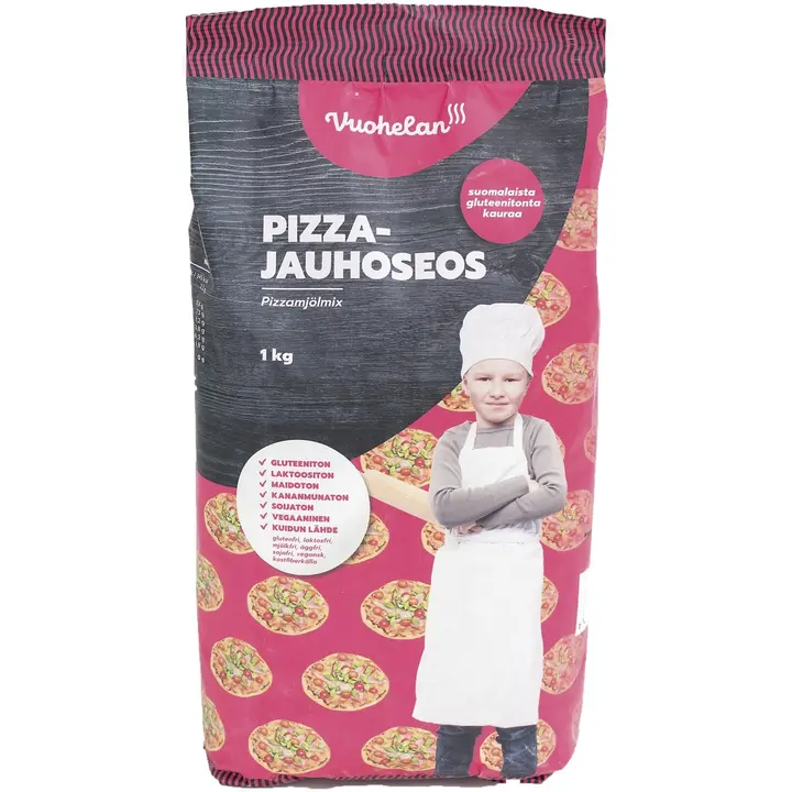 Vuohelan gluteeniton Pizzajauhoseos 1kg