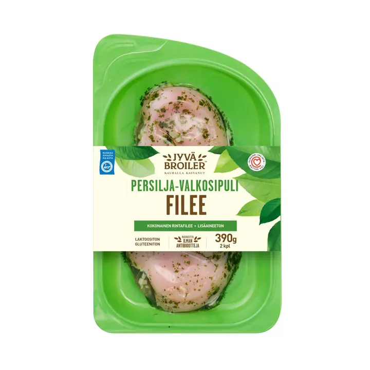 Jyväbroiler Broilerin Filee Persilja-Valkosipuli 390g