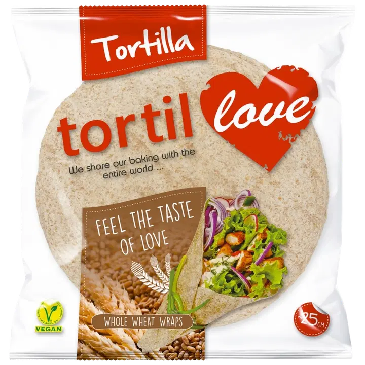 Tortilla täistera wrapid 4tk 240g