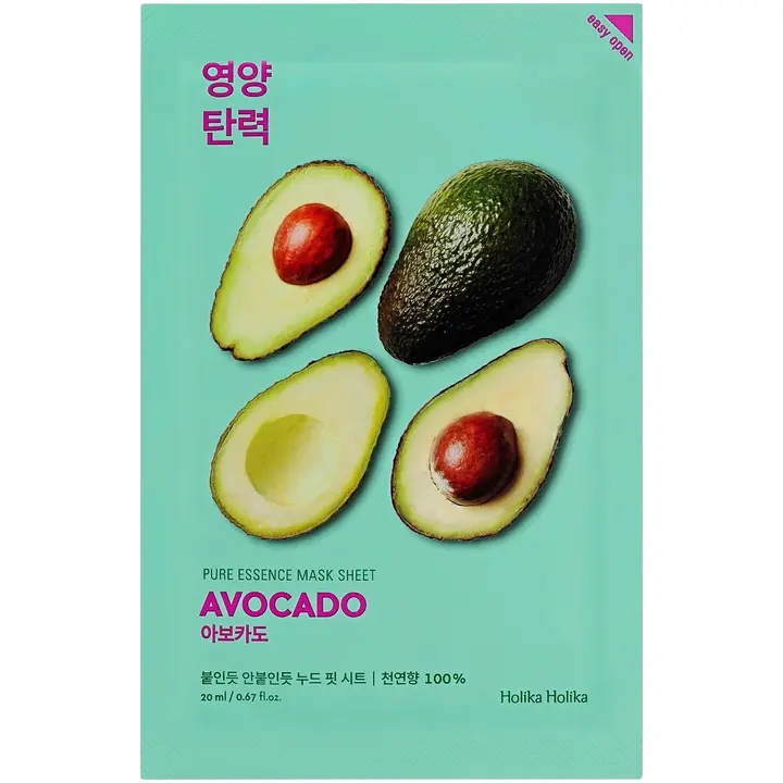 Holika Holika Pure Essence Avocado kangasnaamio 20ml