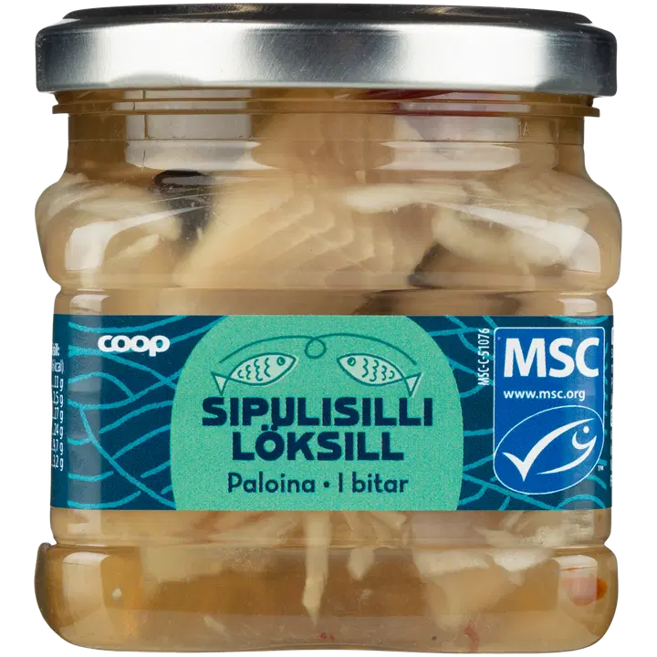 Coop sipulisilli 260/125 g MSC
