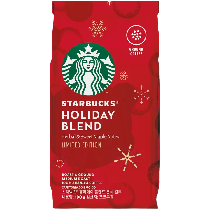 Starbucks Holiday Blend Medium Roast 190g suodatinkahvi