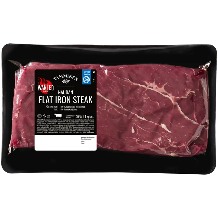 Tamminen naudan flat iron steak n450g
