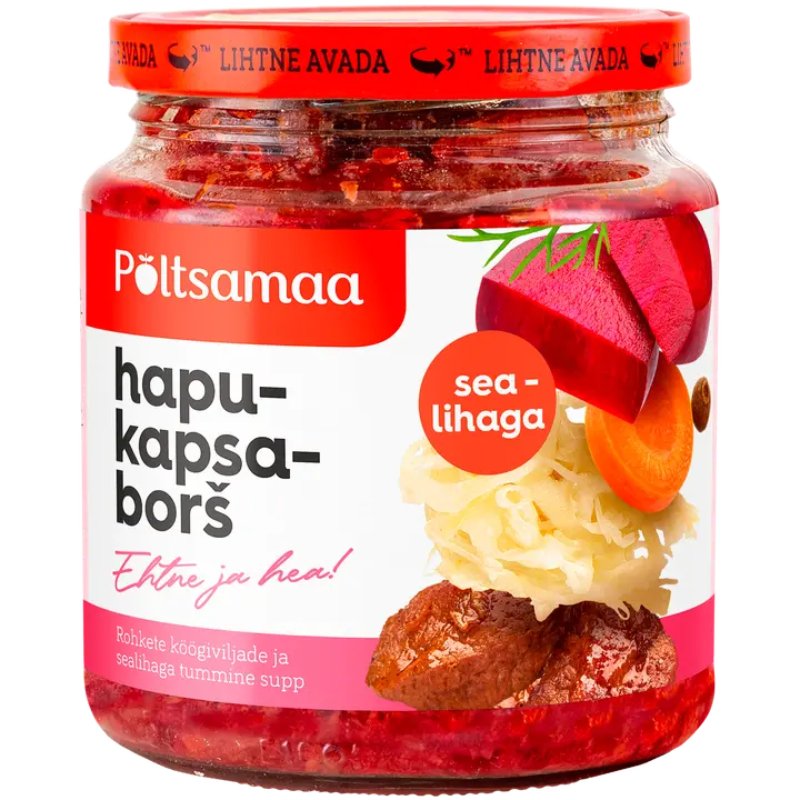 Põltsamaa hapukapsaborš sealihaga 530 g