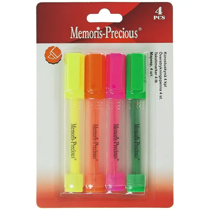 Memoris Precious korostuskynä 4 kpl