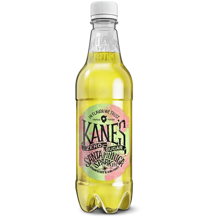 Kane´s Soda Pop Santa Monica Spark Strawberry & Kiwi Zero Sugar 0,5 l kmp
