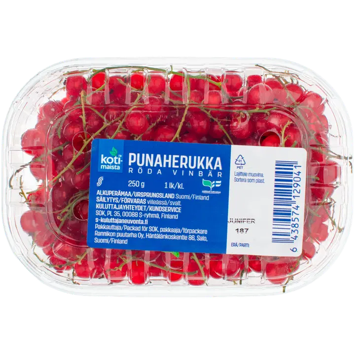 Kotimaista punaherukka 250 g