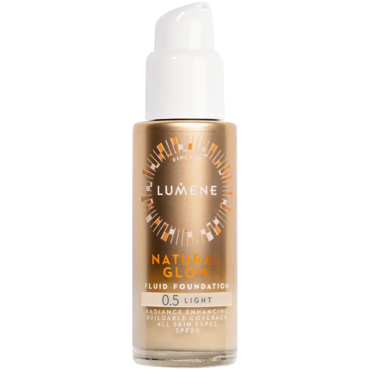 Lumene Natural Glow Heleyttävä meikkivoide SK20 0.5 Light 30 ml
