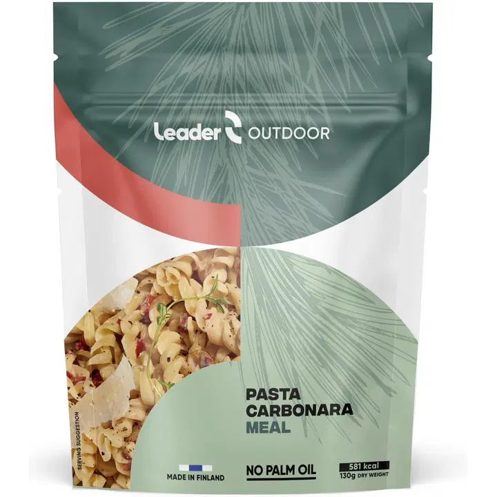 Leader outdoor retkiruoka pasta carbonara ateria-aines 130 g
