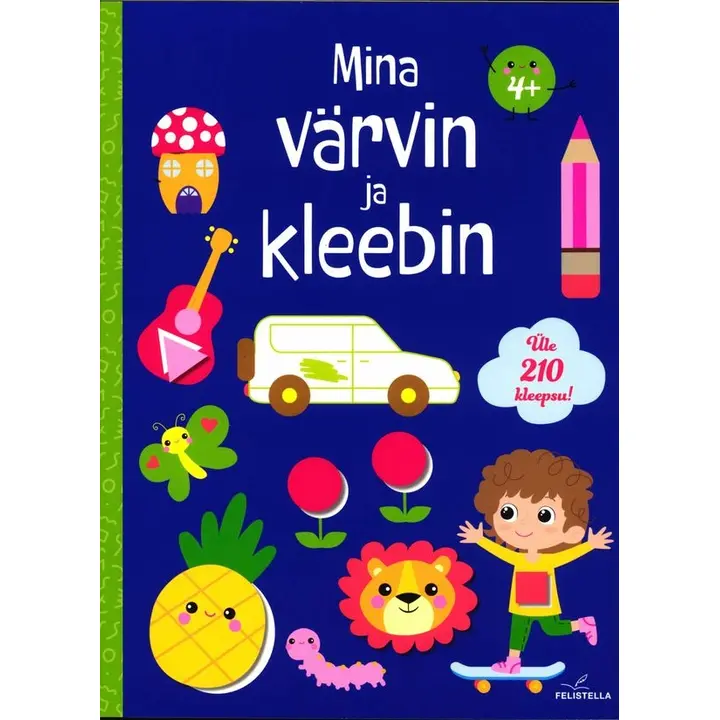 Mina värvin ja kleebin 4+