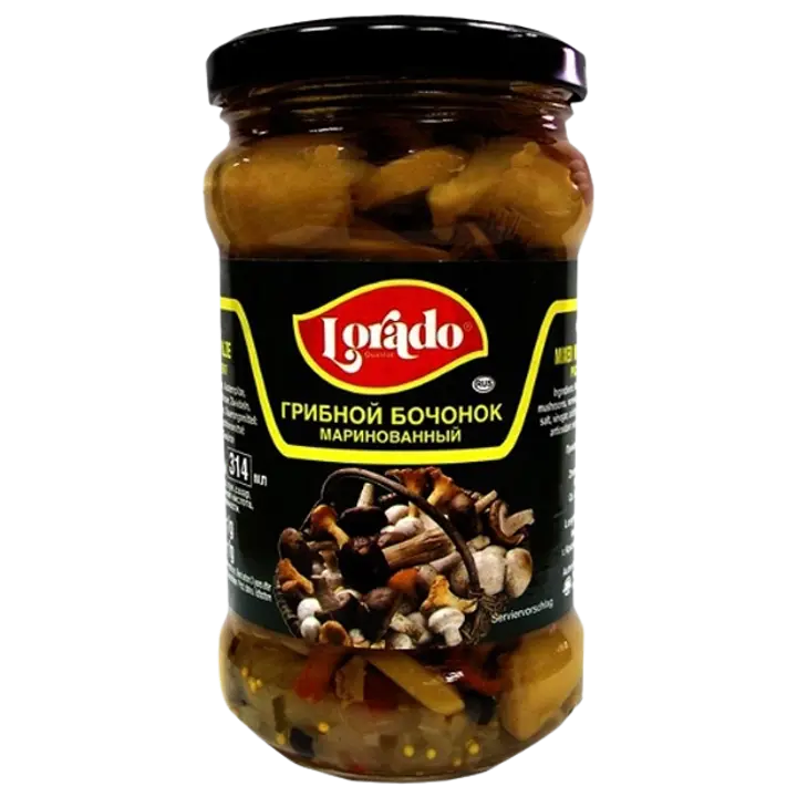 Lorado marineeritud seeneassortii 280/170 g