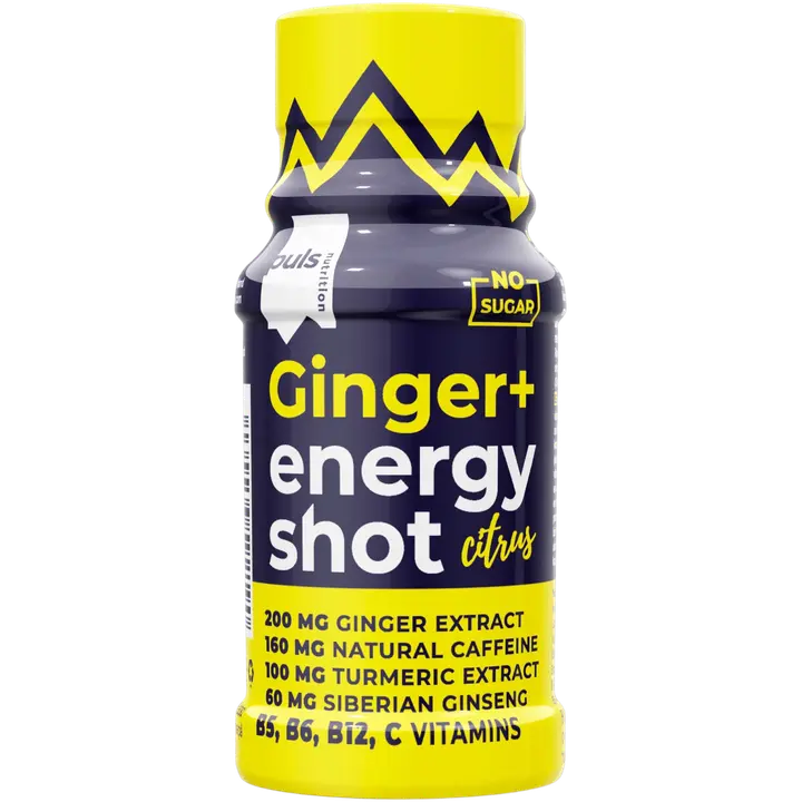 Puls tsitruse-ingveri maitseline energia shot, 60 ml
