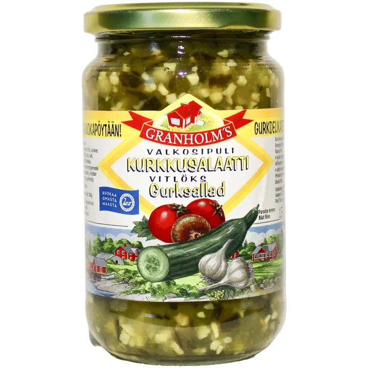 Granholm's Valkosipulikurkkusalaatti 400 g