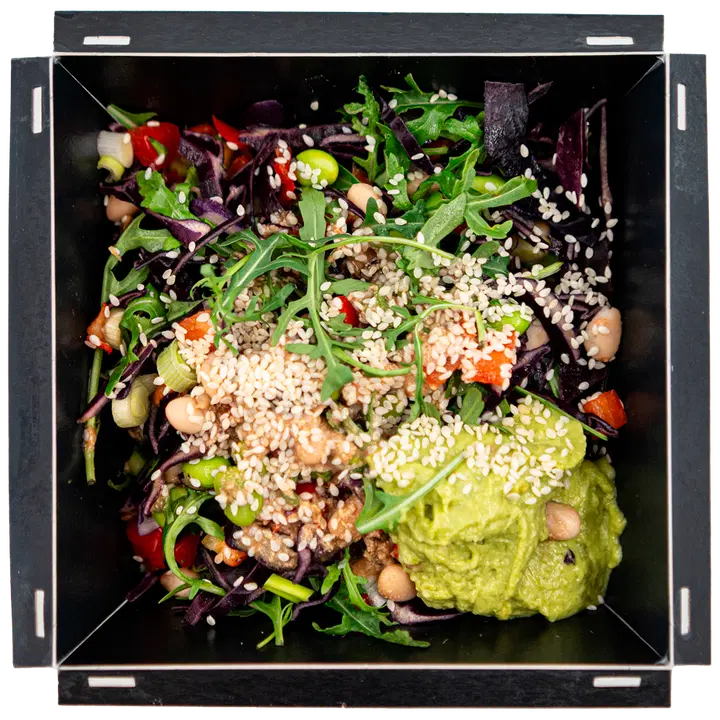 Aasialainen papusalaatti