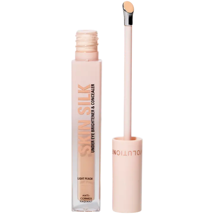 Makeup Revolution Skin Silk Radiant kirkastava silmänalusseerumi 4ml Light Peach