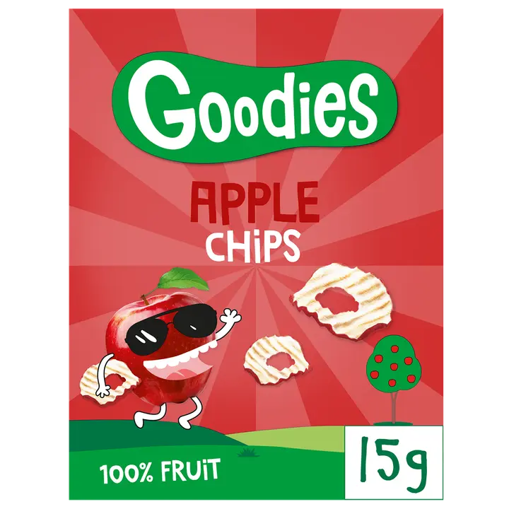 Goodies Apple chips kuivatut omenapalat 15g